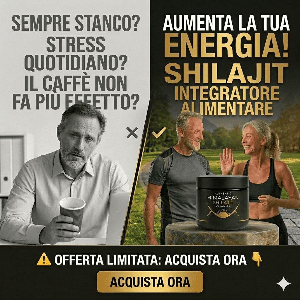 Shilajit Gummies 💎 Integratore Alimentare - Aumenta la tua energia!