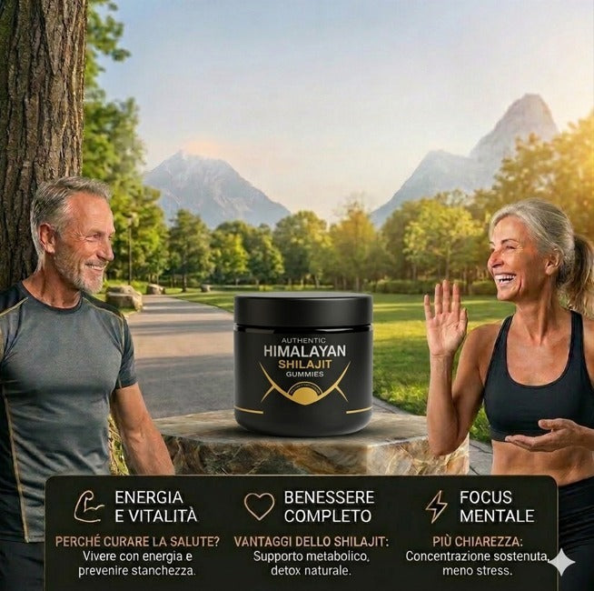 Shilajit Gummies 💎 Integratore Alimentare - Aumenta la tua energia!